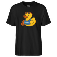 Herren T-Shirt Quietscheente Bademeister Gummiente...