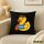 Kissen Quietscheente Bademeister Gummiente 40x40cm