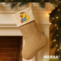 Weihnachtsstrumpf Quietscheente Bademeister Gummiente...