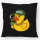 Kissen Quietscheente Dealer Gummiente Händler 40x40cm