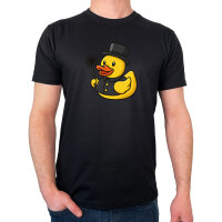 Herren T-Shirt Quietscheente Schornsteinfeger Gummiente...