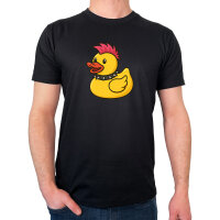 Herren T-Shirt Quietscheente Punk Gummiente Punker