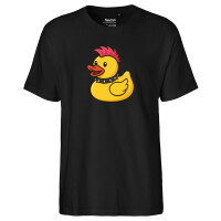 Herren T-Shirt Quietscheente Punk Gummiente Punker