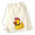 Turnbeutel Quietscheente Punk Gummiente Punker 12 Liter