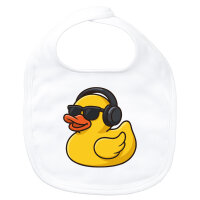 Baby Lätzchen Quietscheente DJ Gummiente Club-DJ...