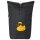 Kurierrucksack Quietscheente DJ Gummiente Club-DJ 30-44 Liter Black Melange