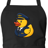 Schürze Quietscheente Pilot Gummiente...