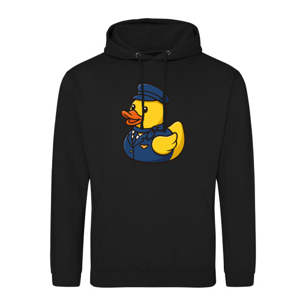 Unisex Hoodie Quietscheente Stewardess Gummiente Flugbegleiterin