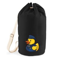 Seesack Quietscheente Stewardess Gummiente 20 Liter Black