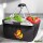 Einkaufskorb faltbar Quietscheente Maurer Gummiente Bauarbeiter 20 Liter Black