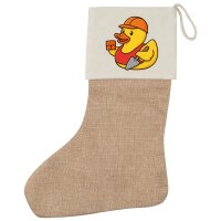 Weihnachtsstrumpf Quietscheente Maurer Gummiente...