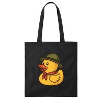 Jutebeutel Quietscheente Pfadfinder Gummiente 10 Liter