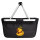 Einkaufskorb faltbar Quietscheente Pfadfinder Gummiente Jungpfadfinder 20 Liter Black
