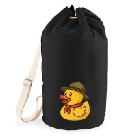 Seesack Quietscheente Pfadfinder Gummiente 20 Liter Black