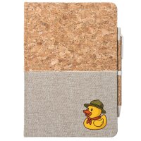 Notizbuch A5 Quietscheente Pfadfinder Gummiente...