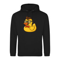 Unisex Hoodie Quietscheente Nerd Gummiente Geek