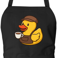 Schürze Quietscheente Barista Gummiente Barkeeper...