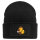 Beanie mit Patch Quietscheente Barista Gummiente Barkeeper Black