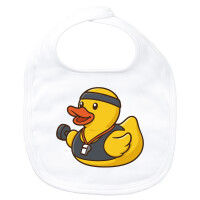 Baby Lätzchen Quietscheente Fitness-Trainer...