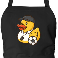 Schürze Quietscheente Fussball-Trainer Gummiente...