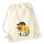 Turnbeutel Quietscheente Fussball-Trainer Gummiente Coach 12 Liter