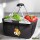 Einkaufskorb faltbar Quietscheente Fussball-Trainer Gummiente Coach 20 Liter Black