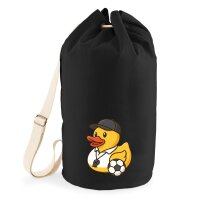Seesack Quietscheente Fussball-Trainer Gummiente 20 Liter...