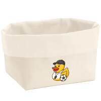 Organizer Quietscheente Fussball-Trainer Gummiente Coach