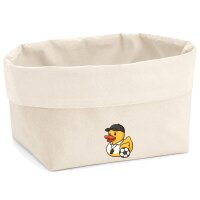 Organizer Quietscheente Fussball-Trainer Gummiente