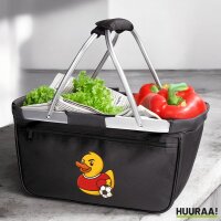 Einkaufskorb faltbar Quietscheente Fußballer...