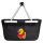 Einkaufskorb faltbar Quietscheente Fußballer Gummiente Fussballspieler 20 Liter Black