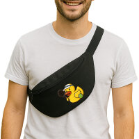 Bauchtasche Quietscheente Tennis-Spieler Gummiente...
