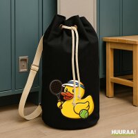 Seesack Quietscheente Tennis-Spieler Gummiente...
