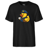 Herren T-Shirt Quietscheente Postbote Gummiente...