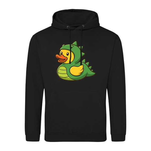 Unisex Hoodie Quietscheente Dinosaurier Gummiente Gärtnerin