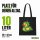 Jutebeutel Quietscheente Dinosaurier Gummiente 10 Liter