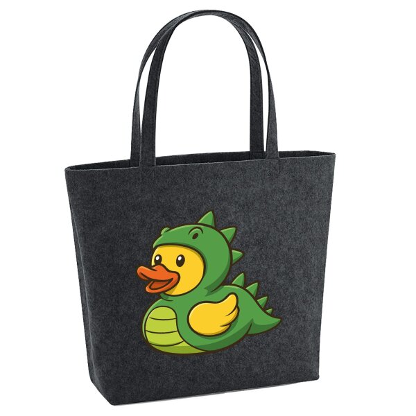 Filzshopper Quietscheente Dinosaurier Gummiente, 22 Liter