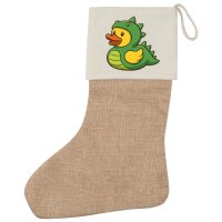 Weihnachtsstrumpf Quietscheente Dinosaurier Gummiente...