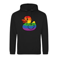 Unisex Hoodie Quietscheente LGBTQ Pride Comic Gummiente