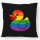 Kissen Quietscheente LGBTQ Pride Comic Gummiente 40x40cm