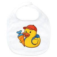 Baby Lätzchen Quietscheente Einschulung Gummiente...