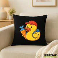 Kissen Quietscheente Einschulung Gummiente Schulanfang...