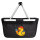 Einkaufskorb faltbar Quietscheente Einschulung Gummiente Schulanfang 20 Liter Black