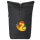 Kurierrucksack Quietscheente Einschulung Gummiente Schulanfang 30-44 Liter Black Melange