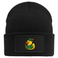 Beanie mit Patch Quietscheente Schützenbruder...