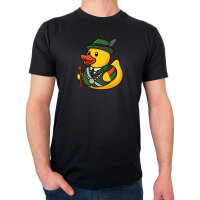 Herren T-Shirt Quietscheente Schützenkönig...