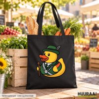 Jutebeutel Quietscheente Sch&uuml;tzenk&ouml;nig...