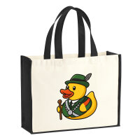 Jutetasche Quietscheente Schützenkönig...
