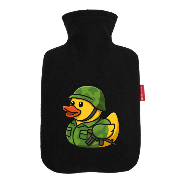 Wärmflasche Quietscheente Soldat Gummiente Bundeswehr