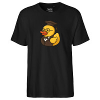 Herren T-Shirt Quietscheente Professor Gummiente Lehrer